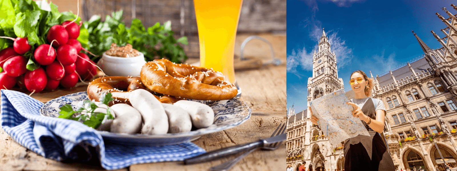 Munich: sightseeing hopping with traditional Bavarian delicacies